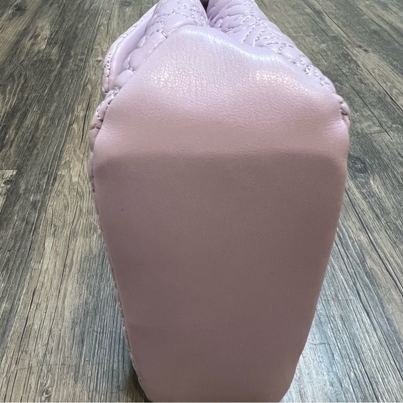 Aldo Lavander Quilted Crossbody Bag Golden Double Shoulder Strap Chain - Picture 14 of 17